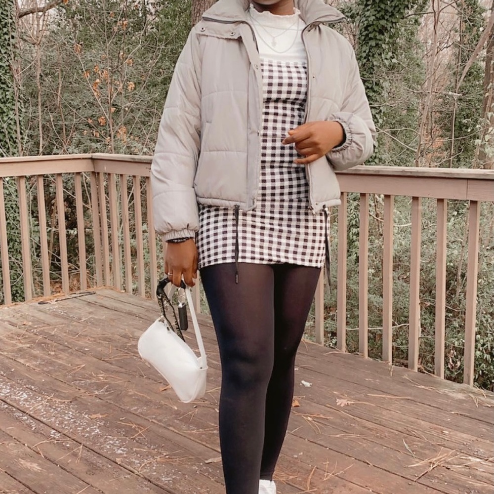 Checkered box dress